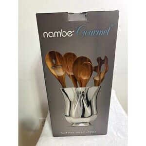 New In box The Nambé Gourmet Tulip Tool Jug Set